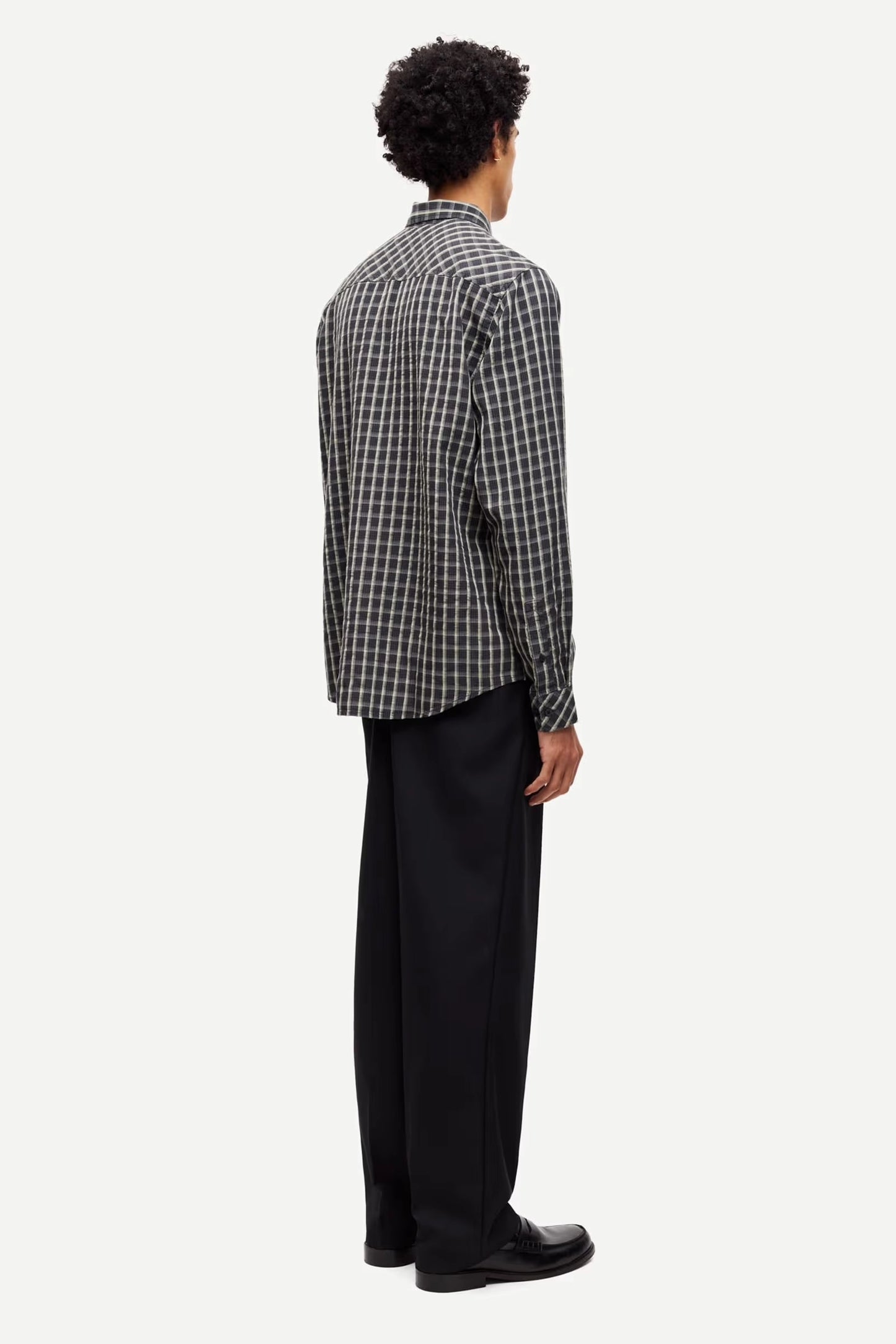 SAMSOE | CAMISAS | HOMBRE | SARYAN SHIRT BLACK OYSTER CH 1570 | NEGRO