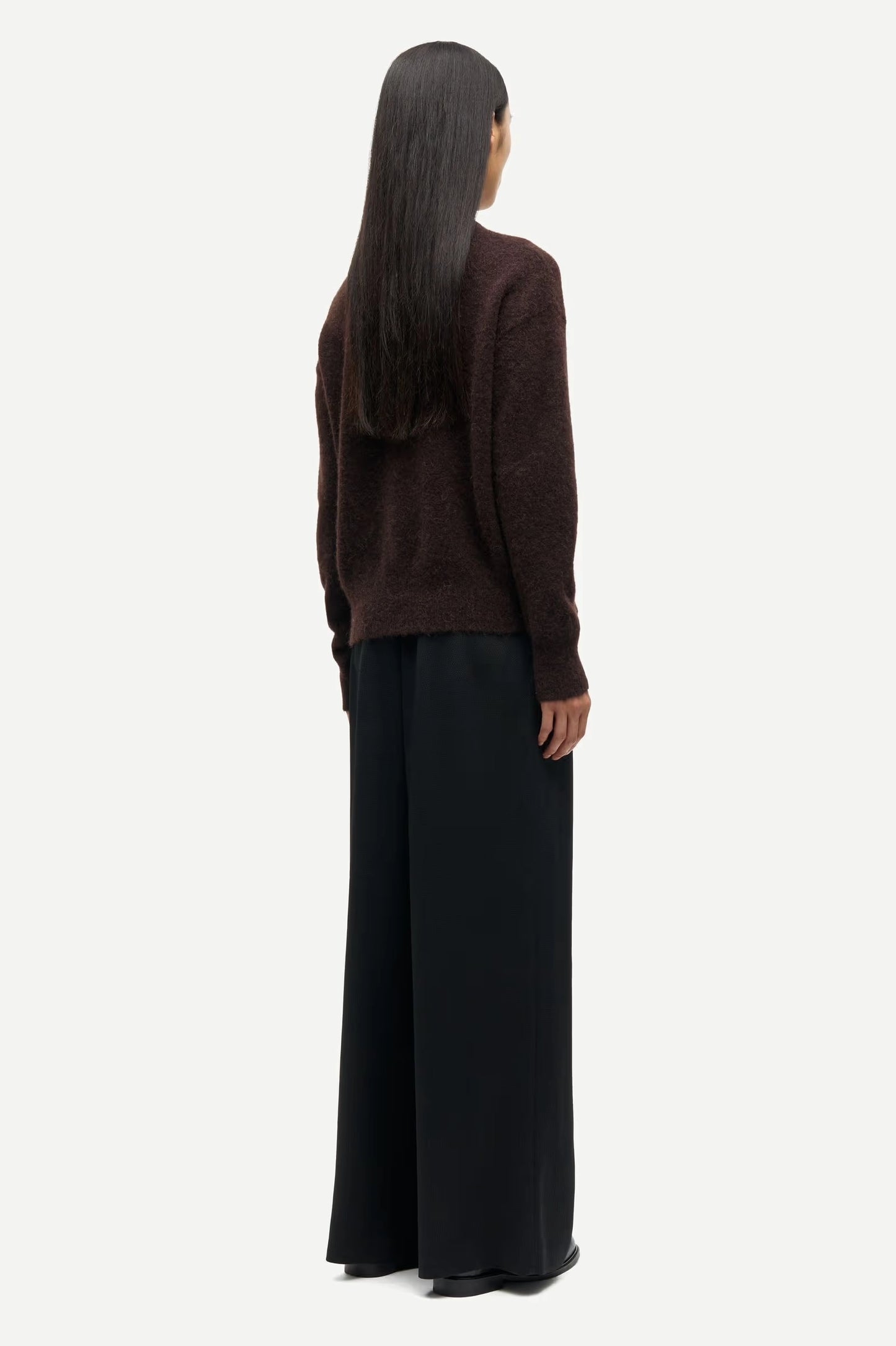 SAMSOE | JERSEYS | MUJER | ANOUR O-N BLACK COFFEE | MARRÓN