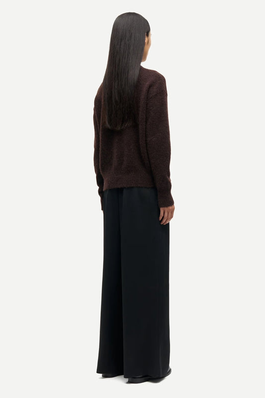 SAMSOE | JERSEYS | MUJER | ANOUR O-N BLACK COFFEE | MARRÓN