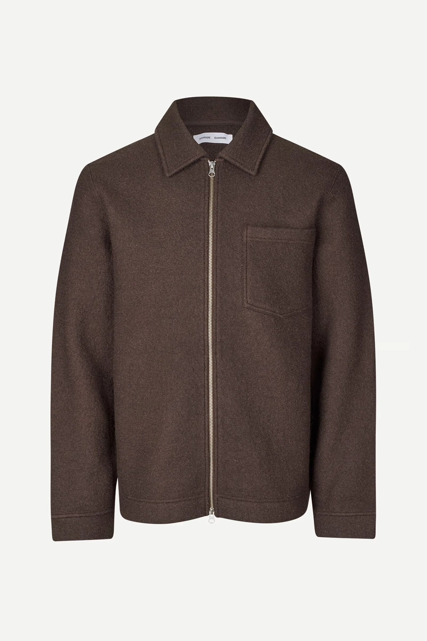 SAMSOE | CHAQUETAS | HOMBRE | HANNES FULL ZIP 146 | MARRÓN