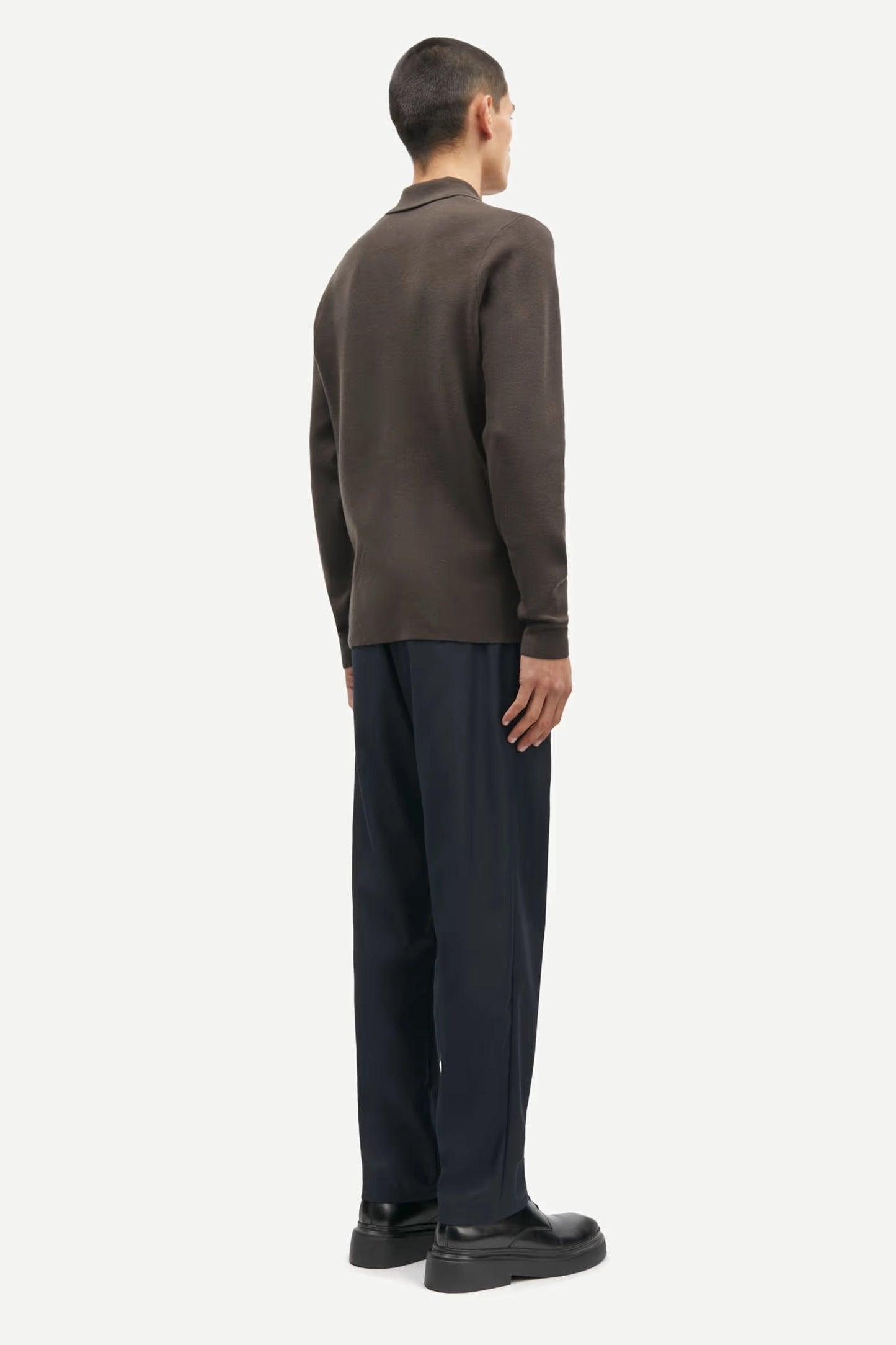 SAMSOE | JERSEYS | HOMBRE | GUNA HALF ZIP TURKISH COFFEE