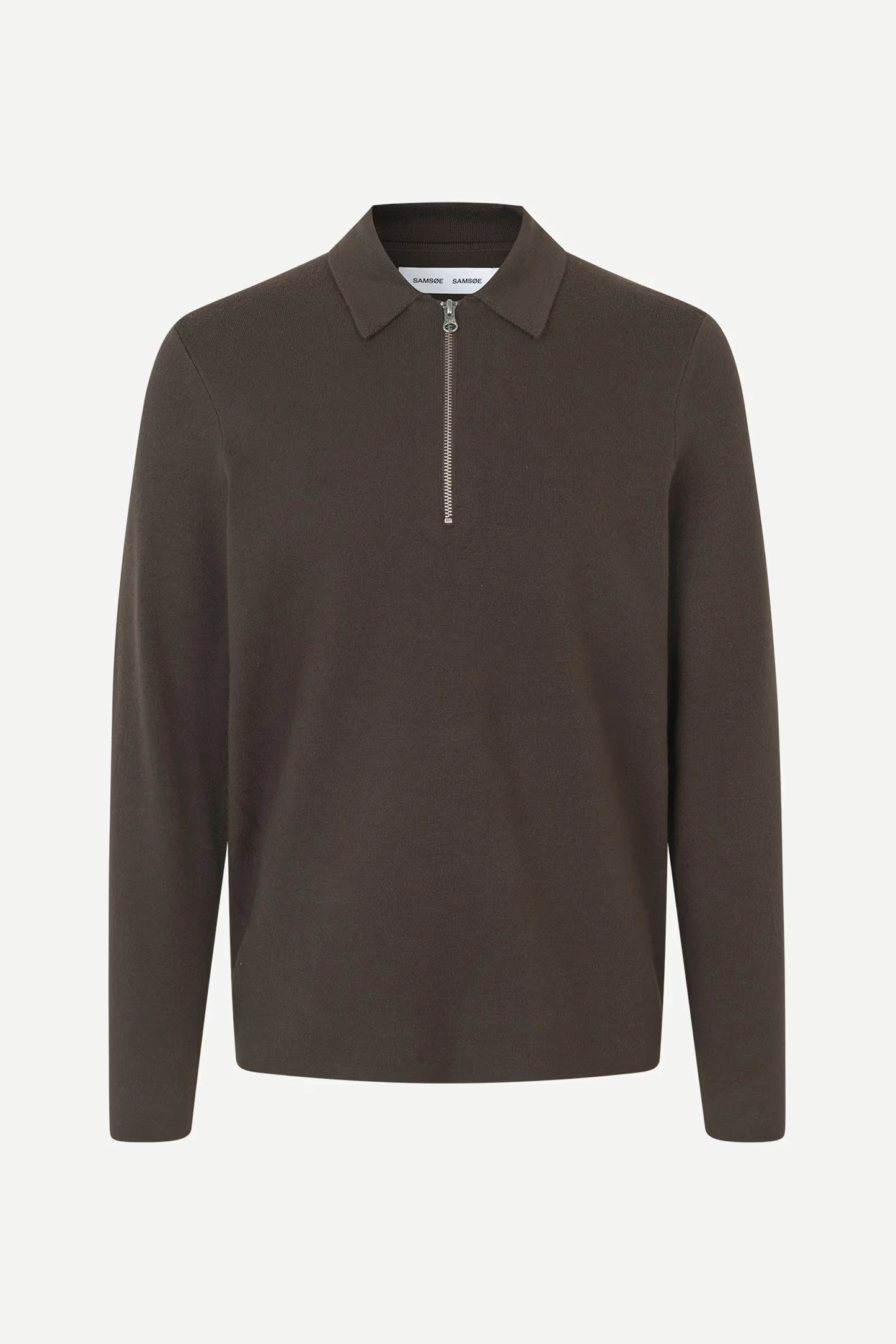 SAMSOE | JERSEYS | HOMBRE | GUNA HALF ZIP TURKISH COFFEE
