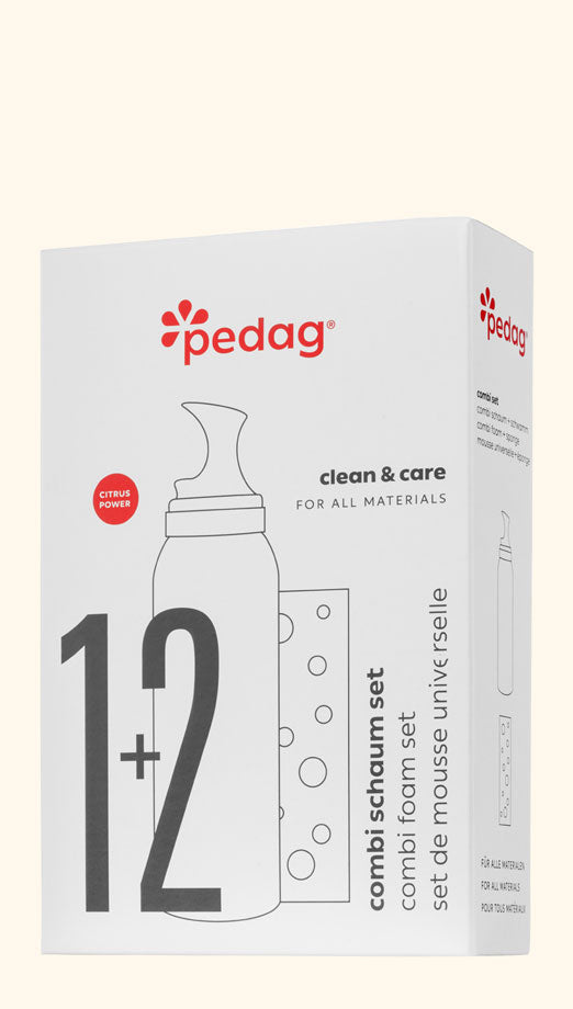 PEDAG | ENTRETIEN DES CHAUSSURES | ENSEMBLE DE MOUSSE COMBI NETTOYAGE ET ENTRETIEN