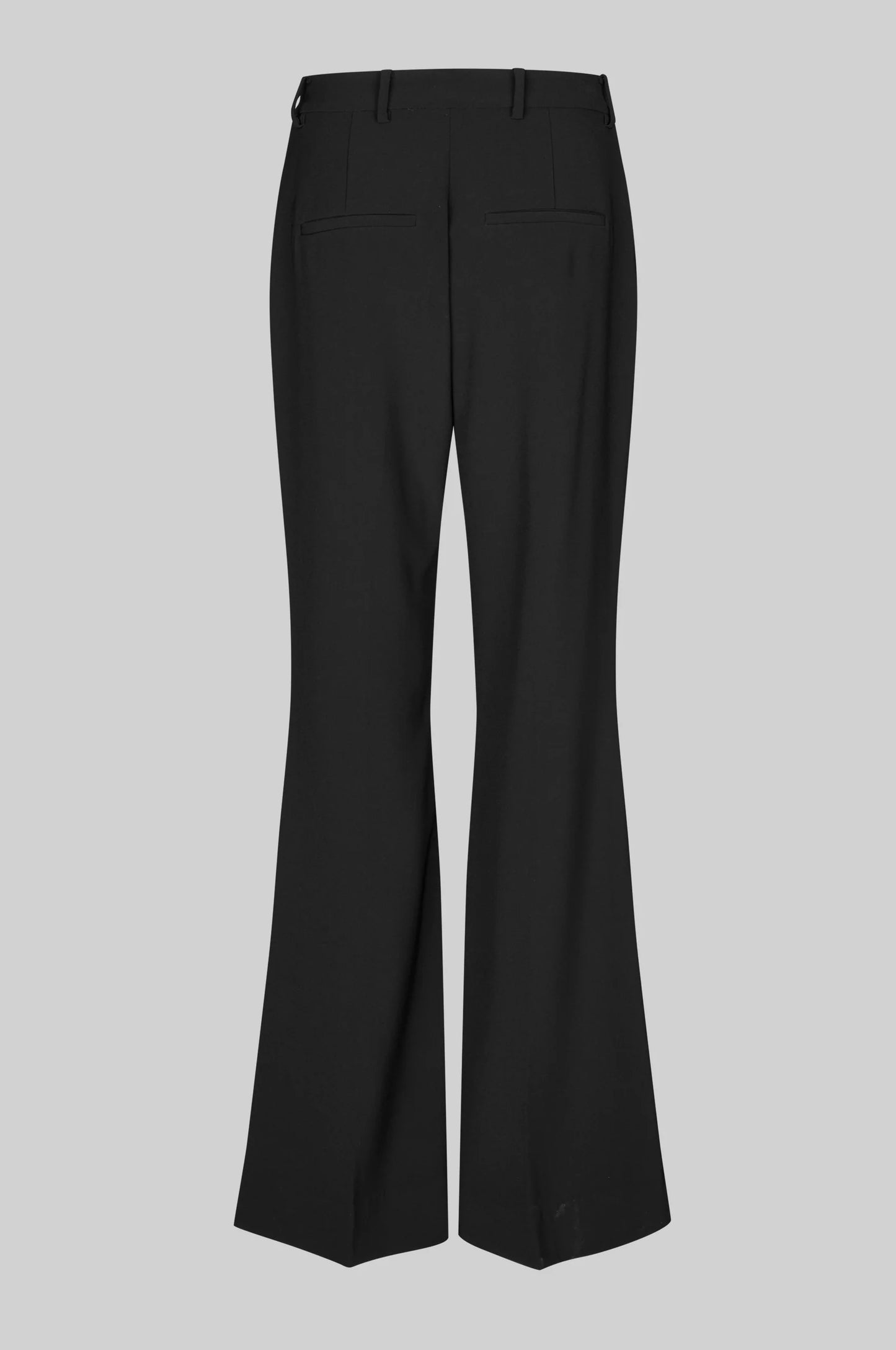 SECOND FEMALE | PANTALONES | MUJER | FIQUE FLARED TROUSERS BLACK | NEGRO