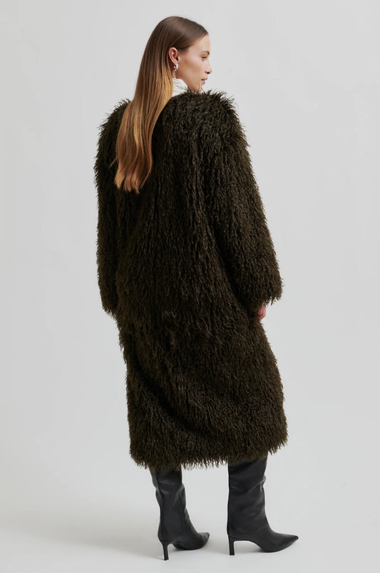 SECOND FEMALE | CHAQUETAS | MUJER | OPHIE COAT DELICIOSO | MARRÓN