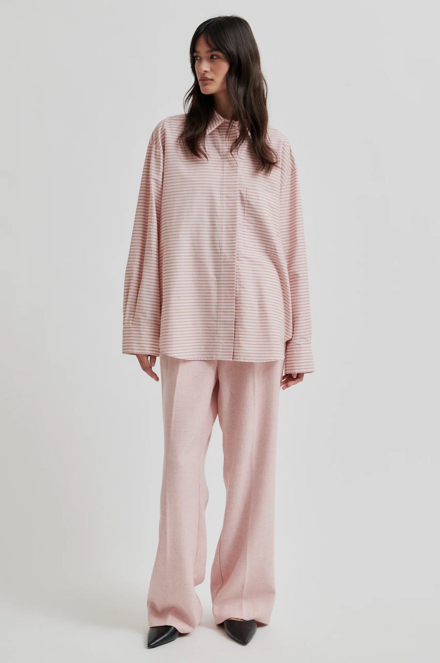 SECOND FEMALE | PANTALONES | MUJER | ROSARIA TROUSERS SEPIA ROSE | ROSA