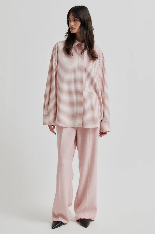 SECOND FEMALE | PANTALONES | MUJER | ROSARIA TROUSERS SEPIA ROSE | ROSA