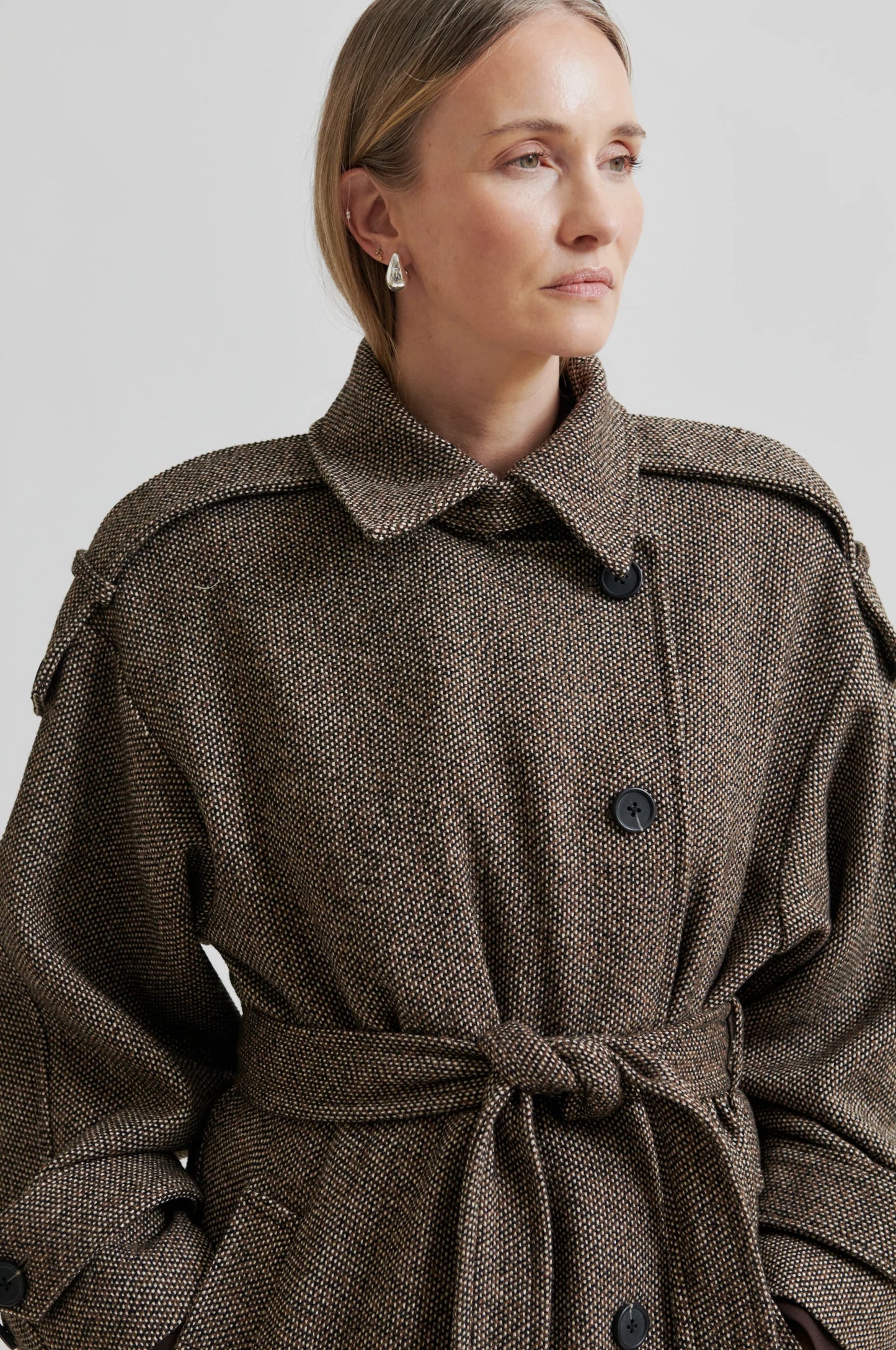 SECOND FEMALE | CHAQUETAS | MUJER | EMI COAT DELICIOSO | MARRÓN