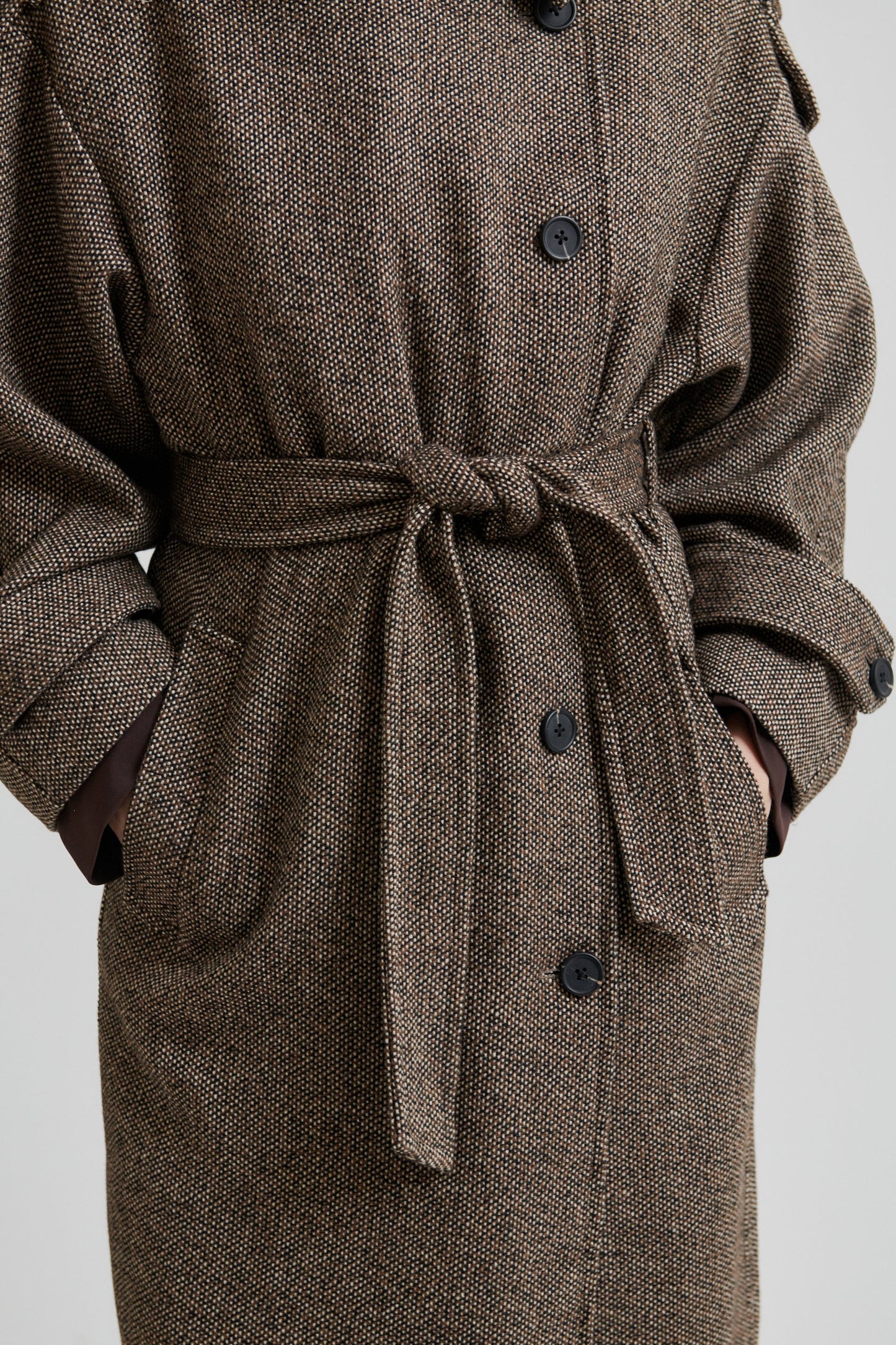SECOND FEMALE | CHAQUETAS | MUJER | EMI COAT DELICIOSO | MARRÓN