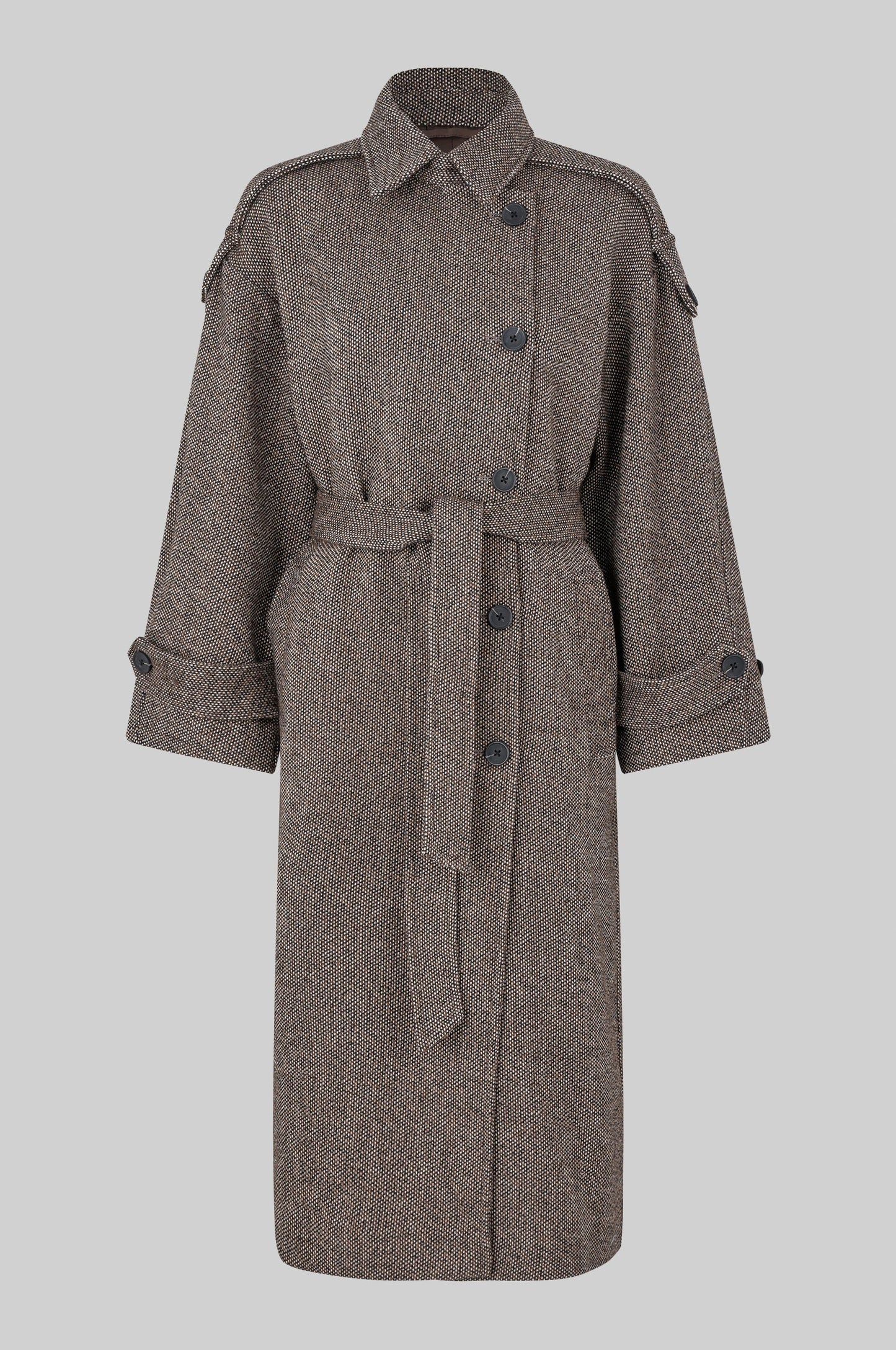SECOND FEMALE | CHAQUETAS | MUJER | EMI COAT DELICIOSO | MARRÓN