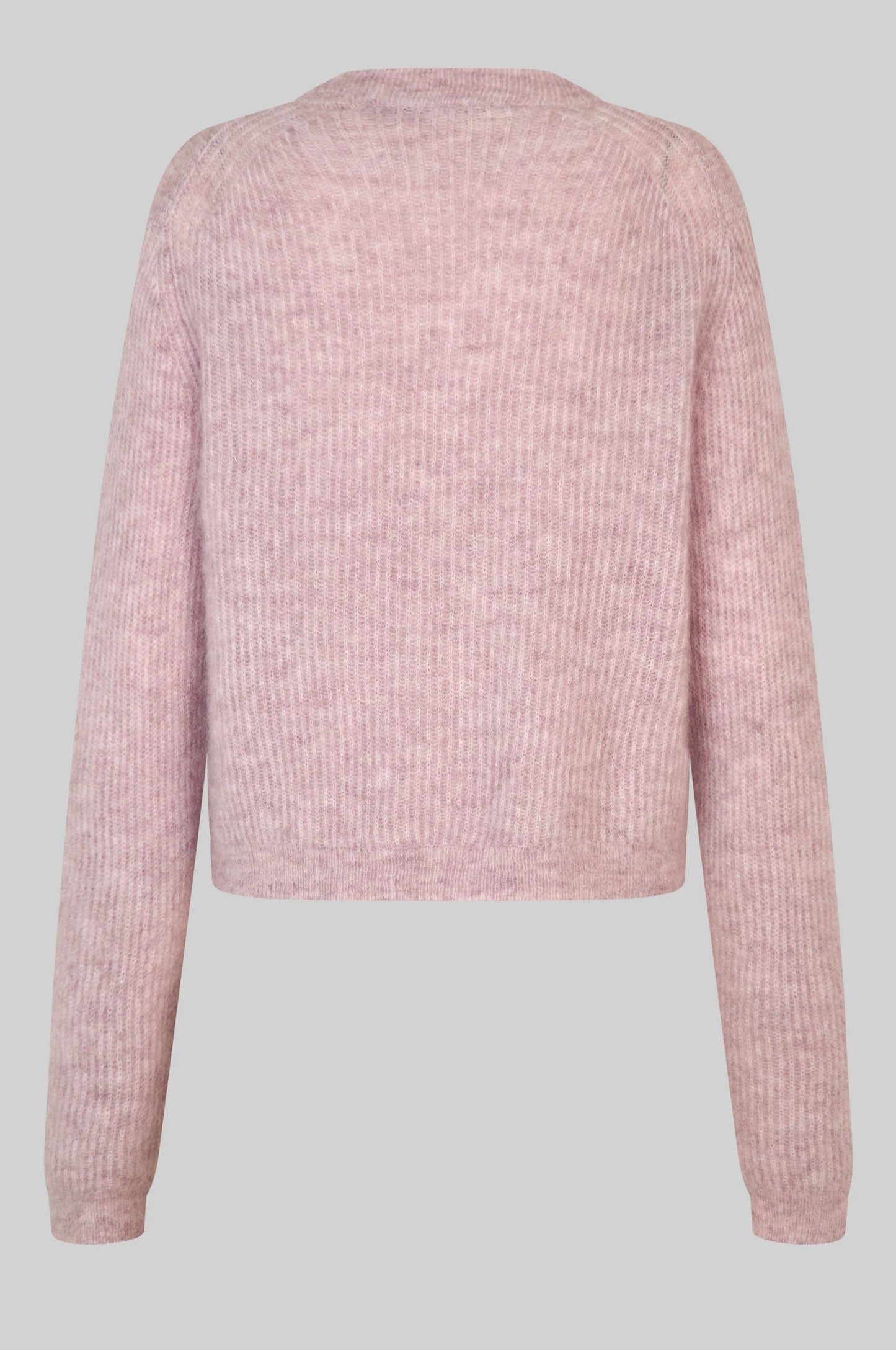 SECOND FEMALE | CHAQUETAS | MUJER | ANDREA KNIT RIB LS CARDIGAN SEPIA ROSE | ROSA