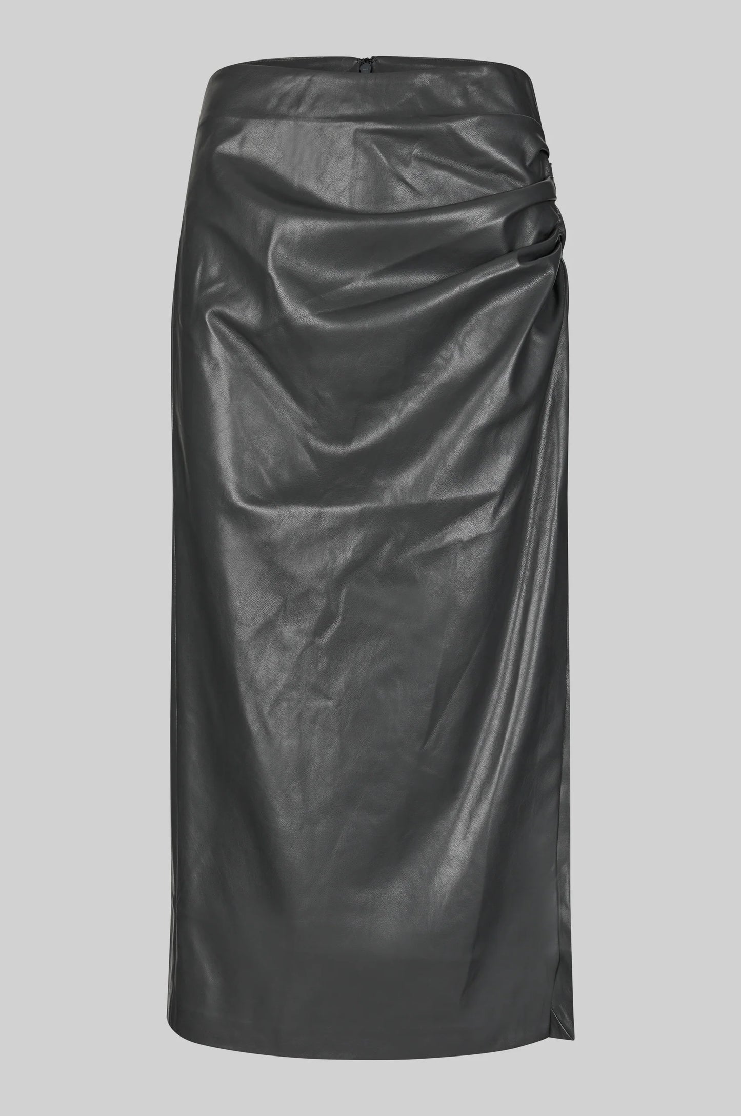 SECOND FEMALE | FALDA | MUJER | SEERIE SKIRT BLACK SAND | GRIS