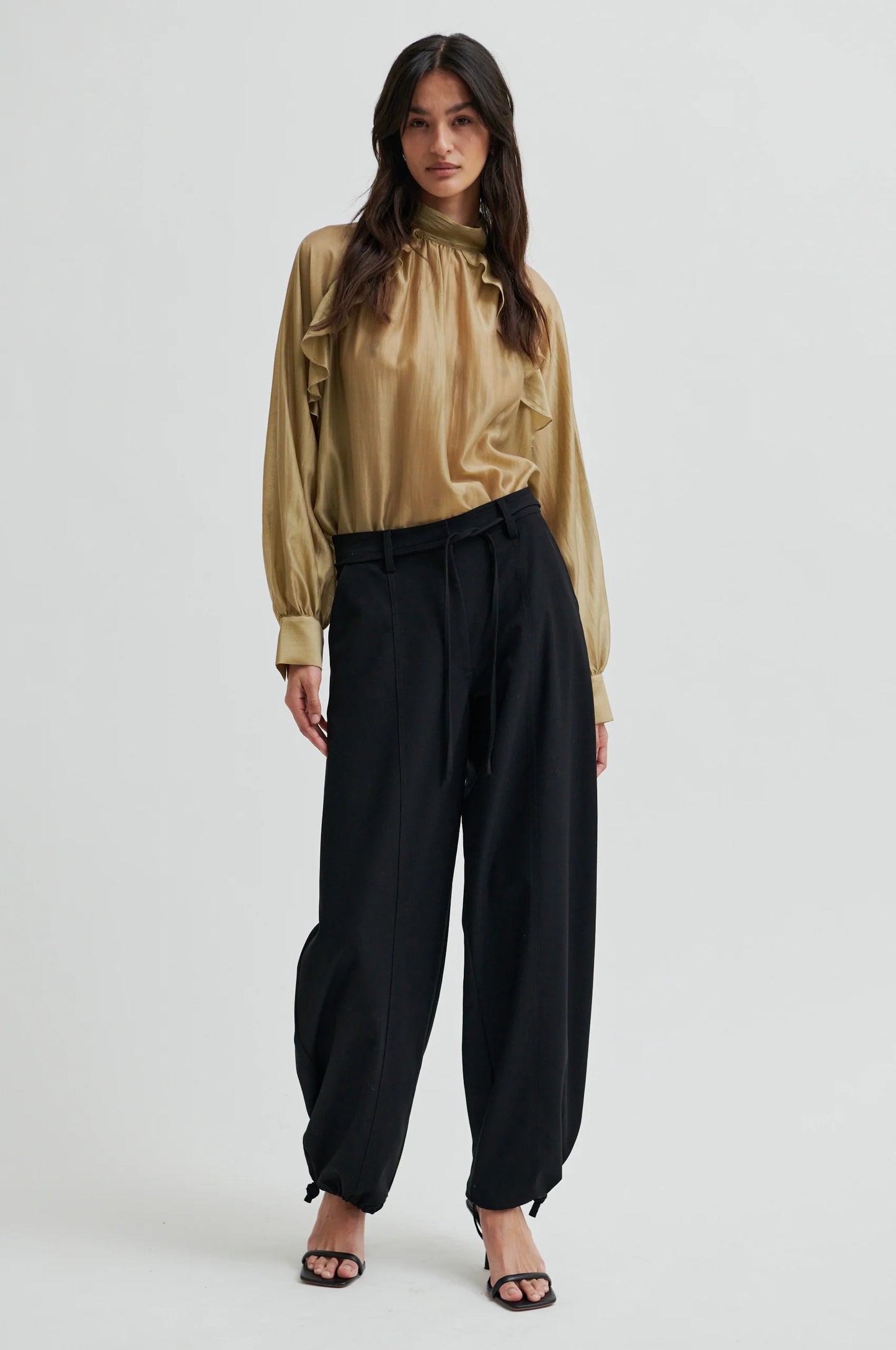 SECOND FEMALE | PANTALONES | MUJER | BLINK CARGO TROUSERS BLACK | NEGRO