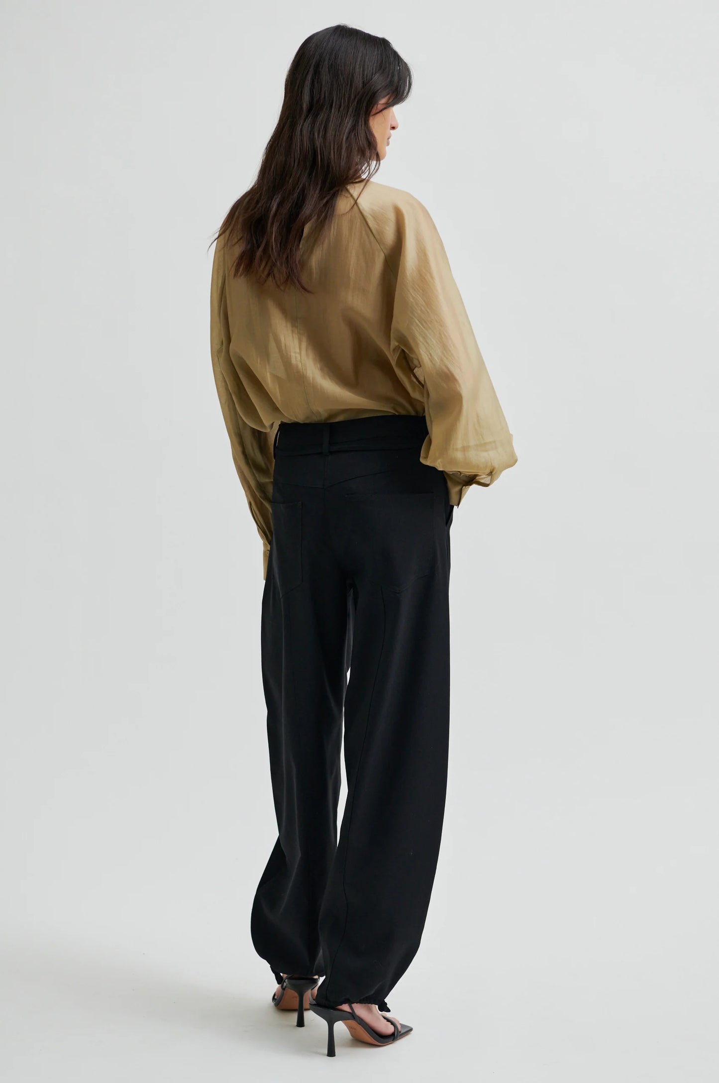 SECOND FEMALE | PANTALONES | MUJER | BLINK CARGO TROUSERS BLACK | NEGRO
