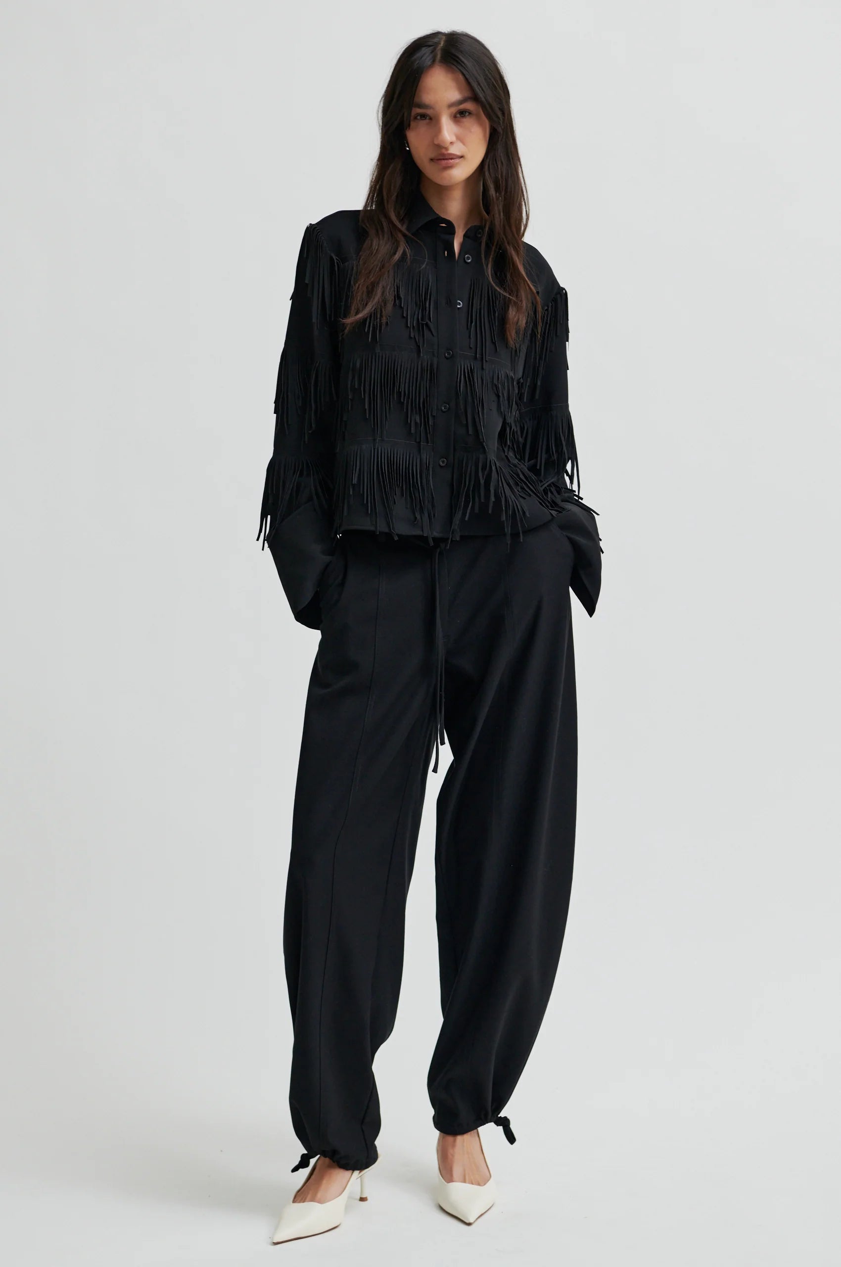 SECOND FEMALE | PANTALONES | MUJER | BLINK CARGO TROUSERS BLACK | NEGRO