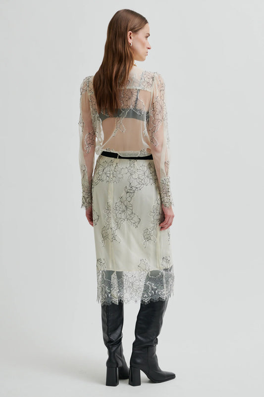 SECOND FEMALE | CAMISAS | MUJER | WILA SHIRT TOFU | BEIGE