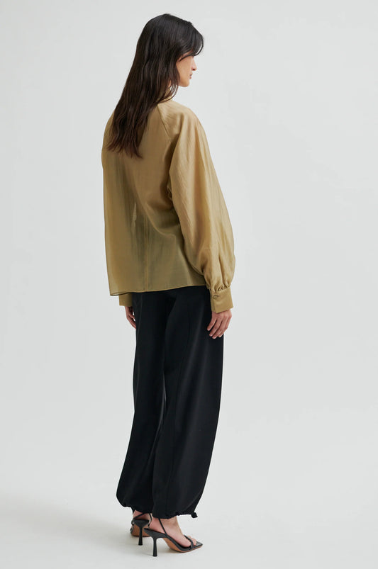 SECOND FEMALE | BLUSAS | MUJER | KANNIKA BLOUSE KELP | BEIGE