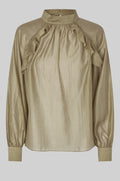 SECOND FEMALE Kannika Blouse KELP: beige Bluse für Damen