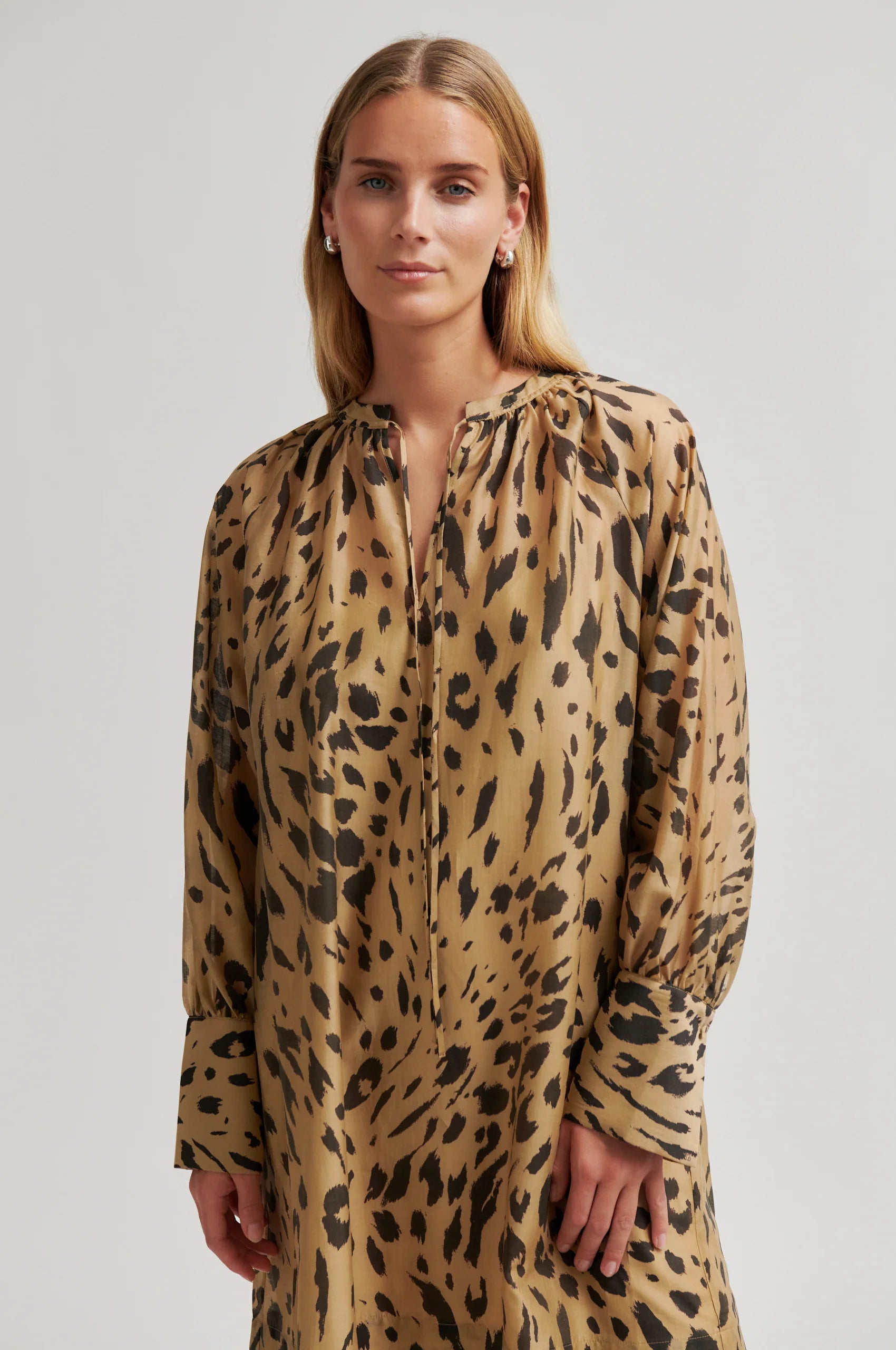 SECOND FEMALE | DRESS | WOMAN | ELOUISE TUNIC DRESS KELP | BEIGE