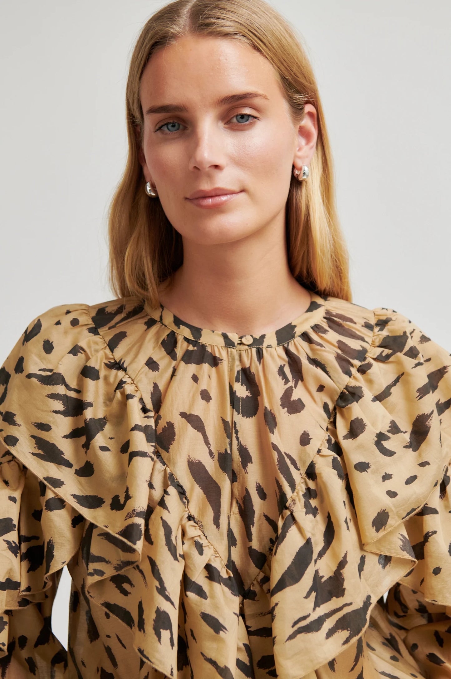 SECOND FEMALE | BLUSAS | MUJER | ELOUISE BLOUSE KELP | BEIGE