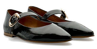 LOTTUSSE BEL Crackel Negro: black shoes for women