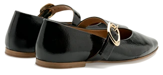 LOTTUSSE BEL Crackel Negro: black shoes for women