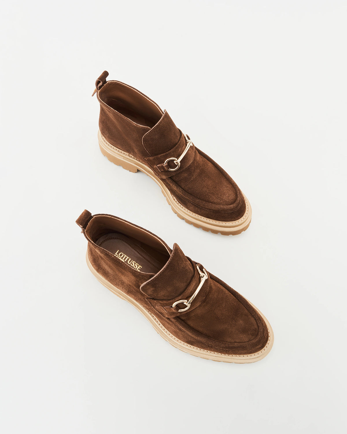 LOTTUSSE Covent Camoscio Marrone: bruin schoenen voor dames
