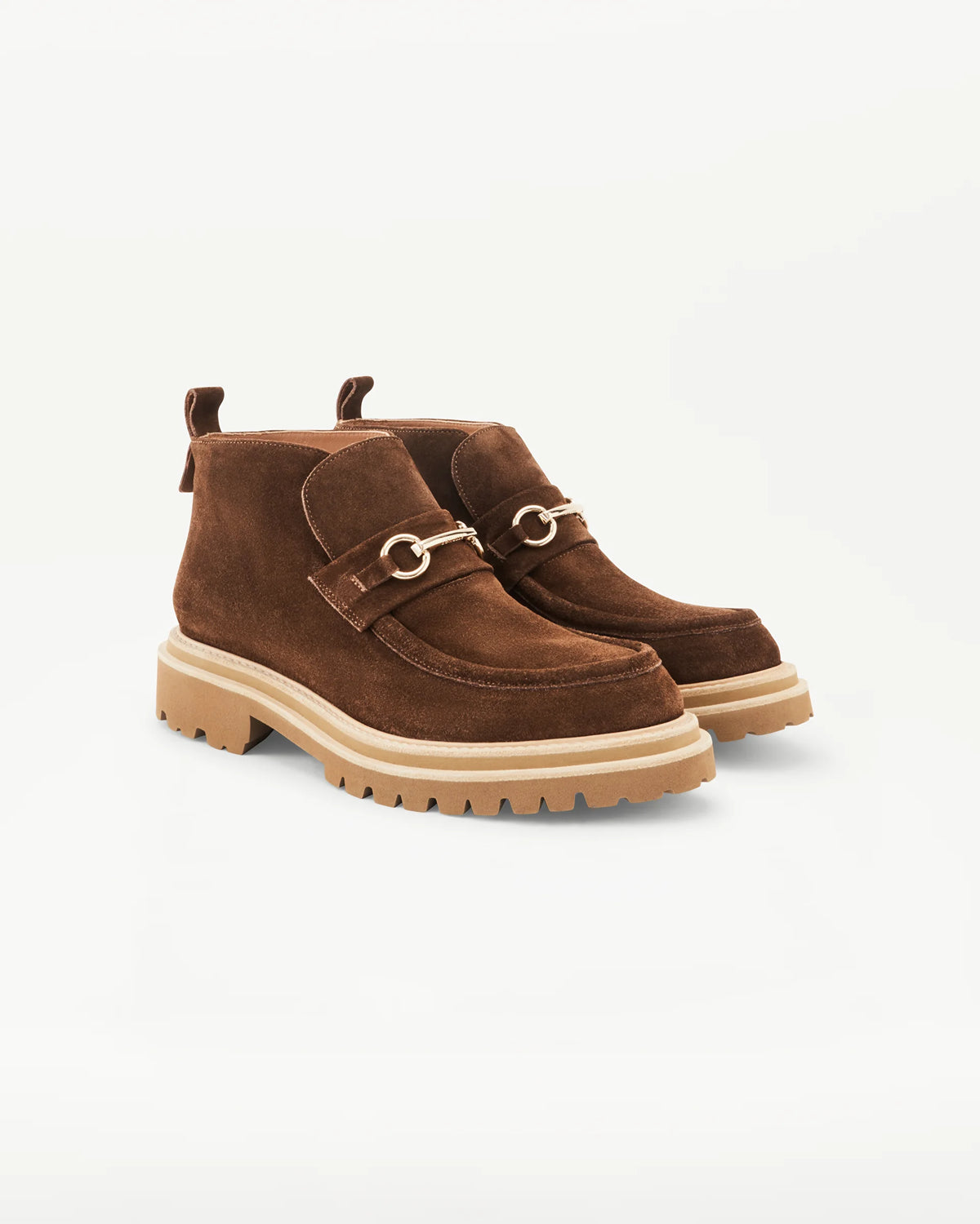 LOTTUSSE Covent Camoscio Marrone: bruin schoenen voor dames