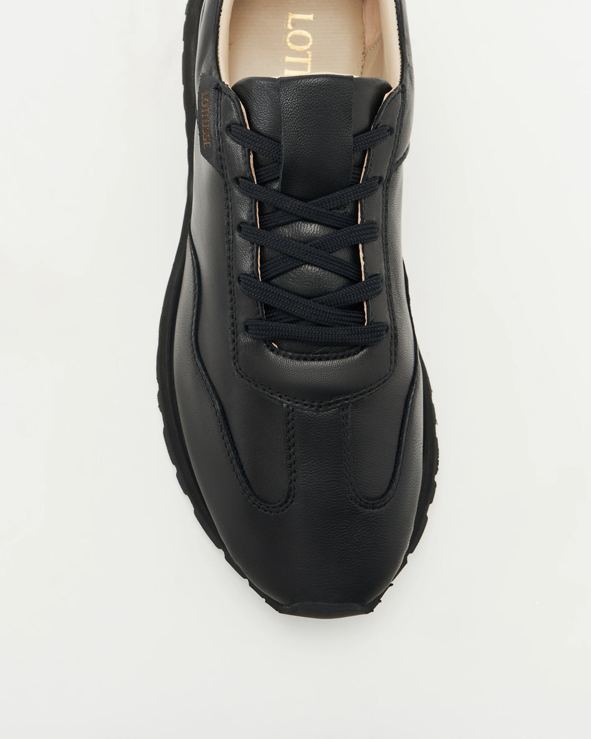 LOTTUSSE Dianne Lambsilk Negro: zwart sneakers voor dames