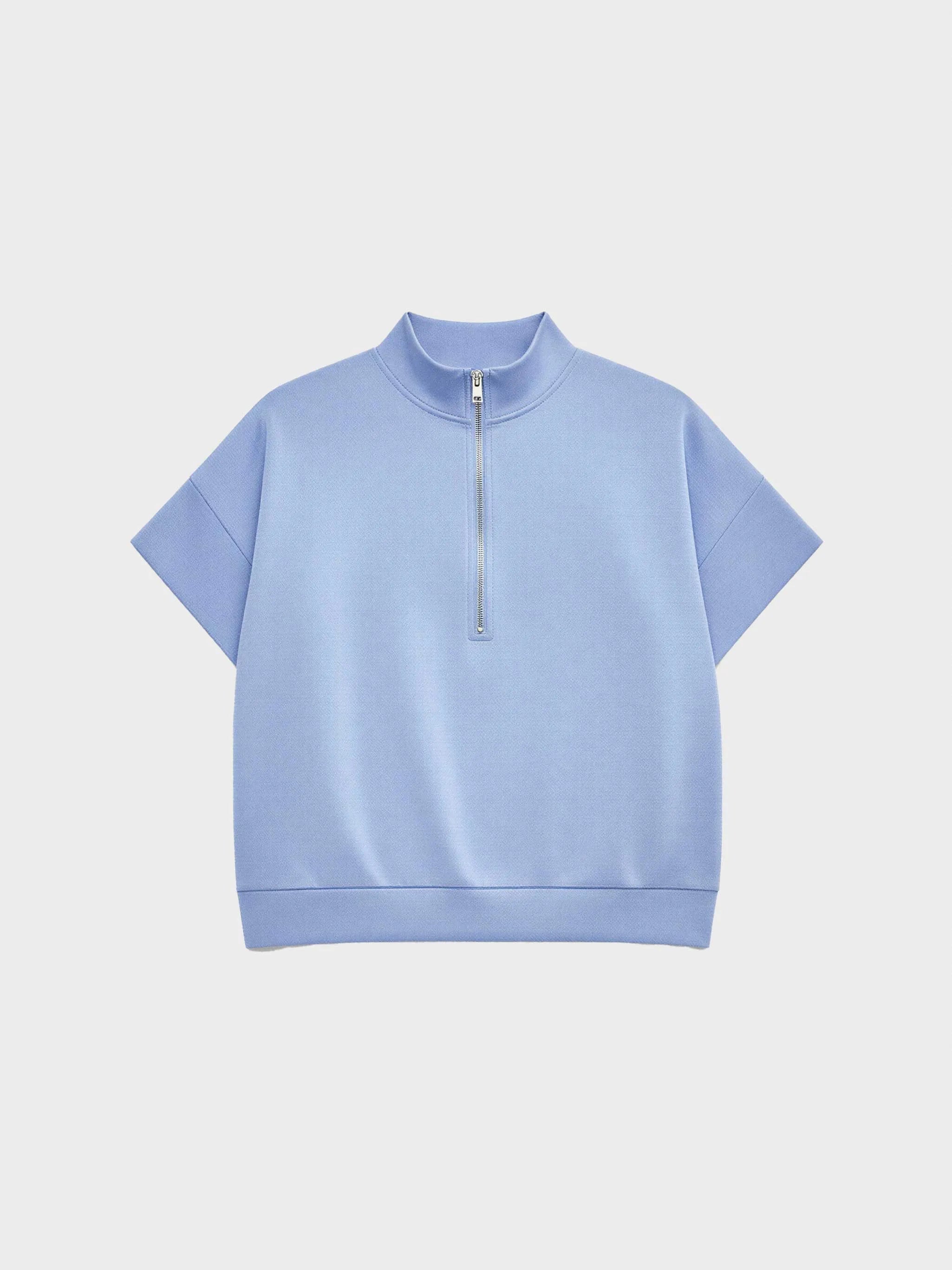 GISELA | SWEATSHIRTS | MUJER | SUDADERA CELESTE | AZUL