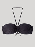 GISELA | BAÑADORES | MUJER | SUJETADOR BANDEAU NEGRO | NEGRO