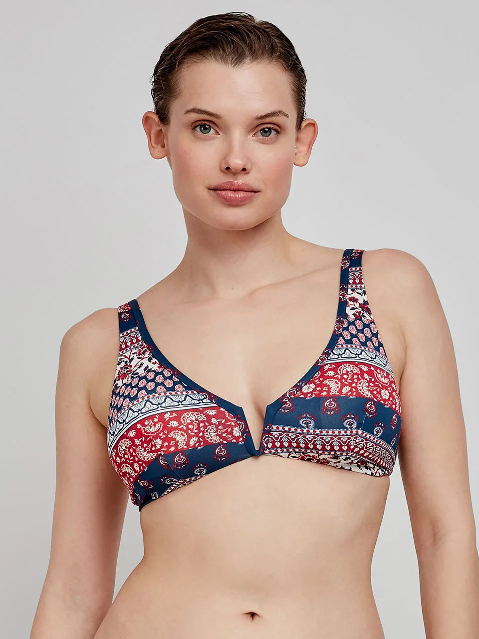 GISELA | BAÑADORES | MUJER | SUJETADOR CAPACIDAD REVERSIBLE ESTAMPADO | MULTICOLOR