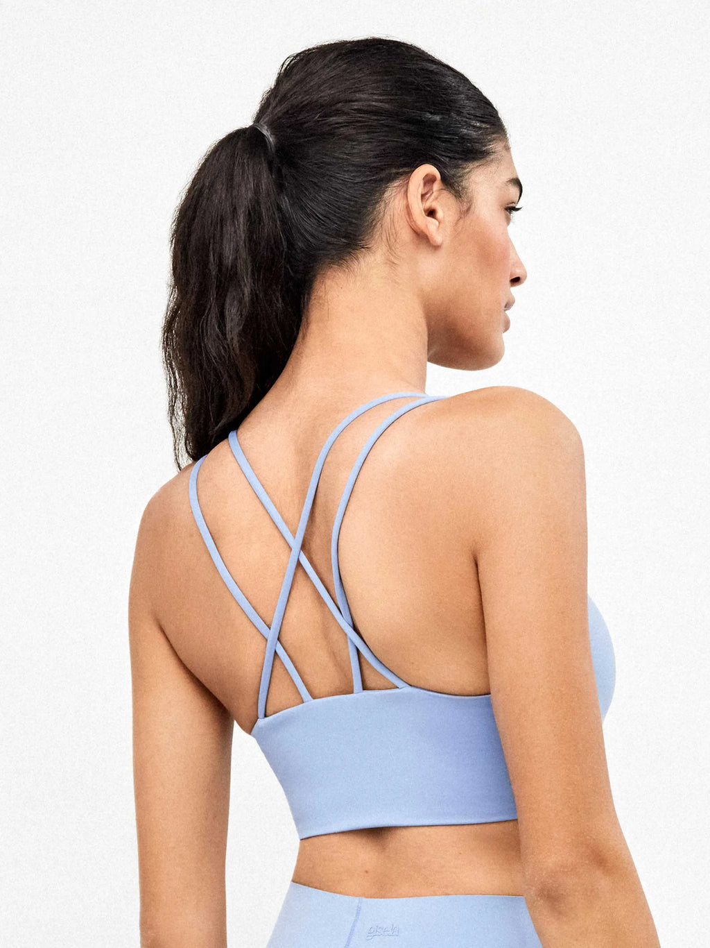 GISELA | TOP | MUJER | TOP DEPORTIVO CELESTE | AZUL