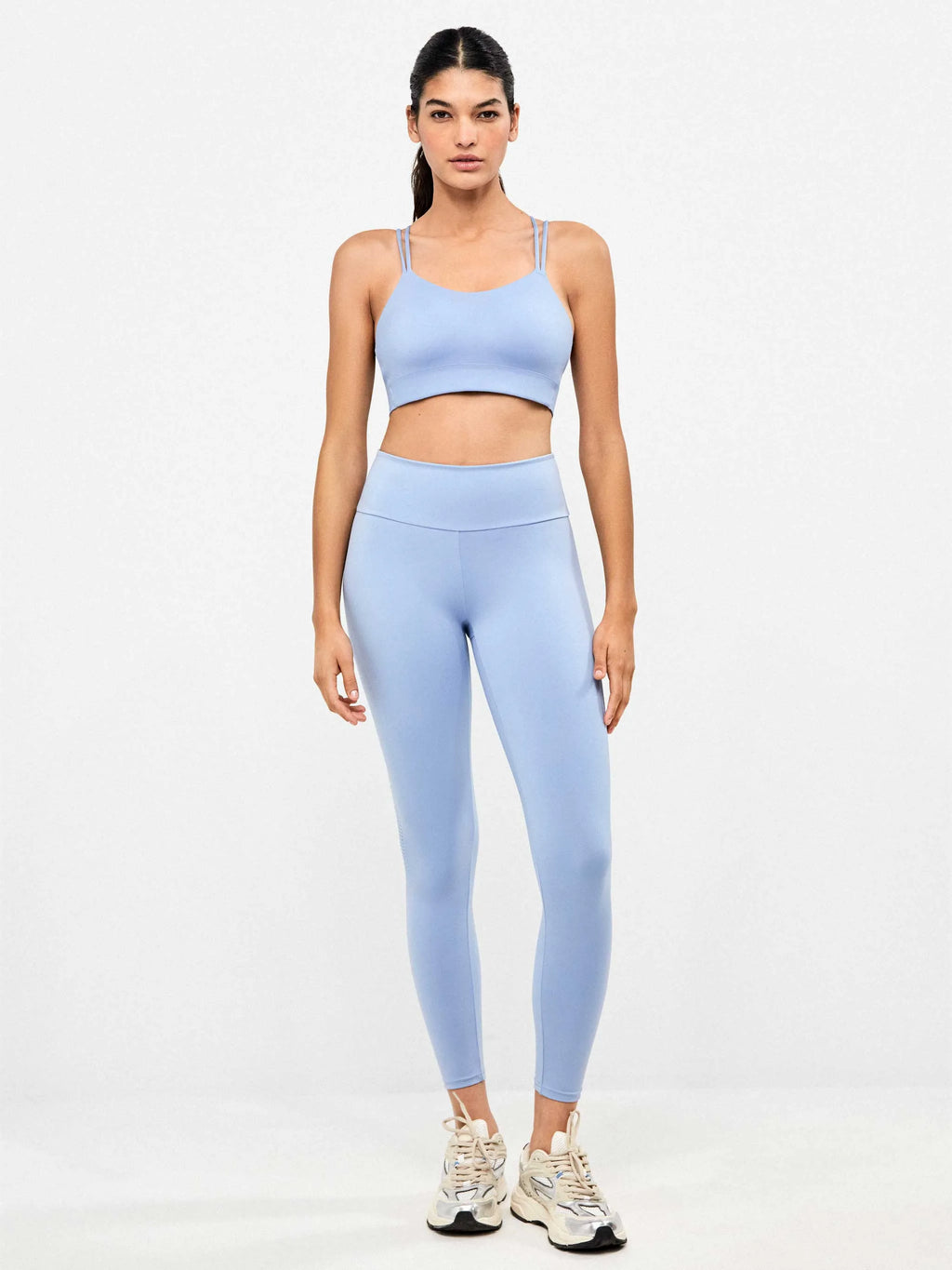 GISELA | TOP | MUJER | TOP DEPORTIVO CELESTE | AZUL
