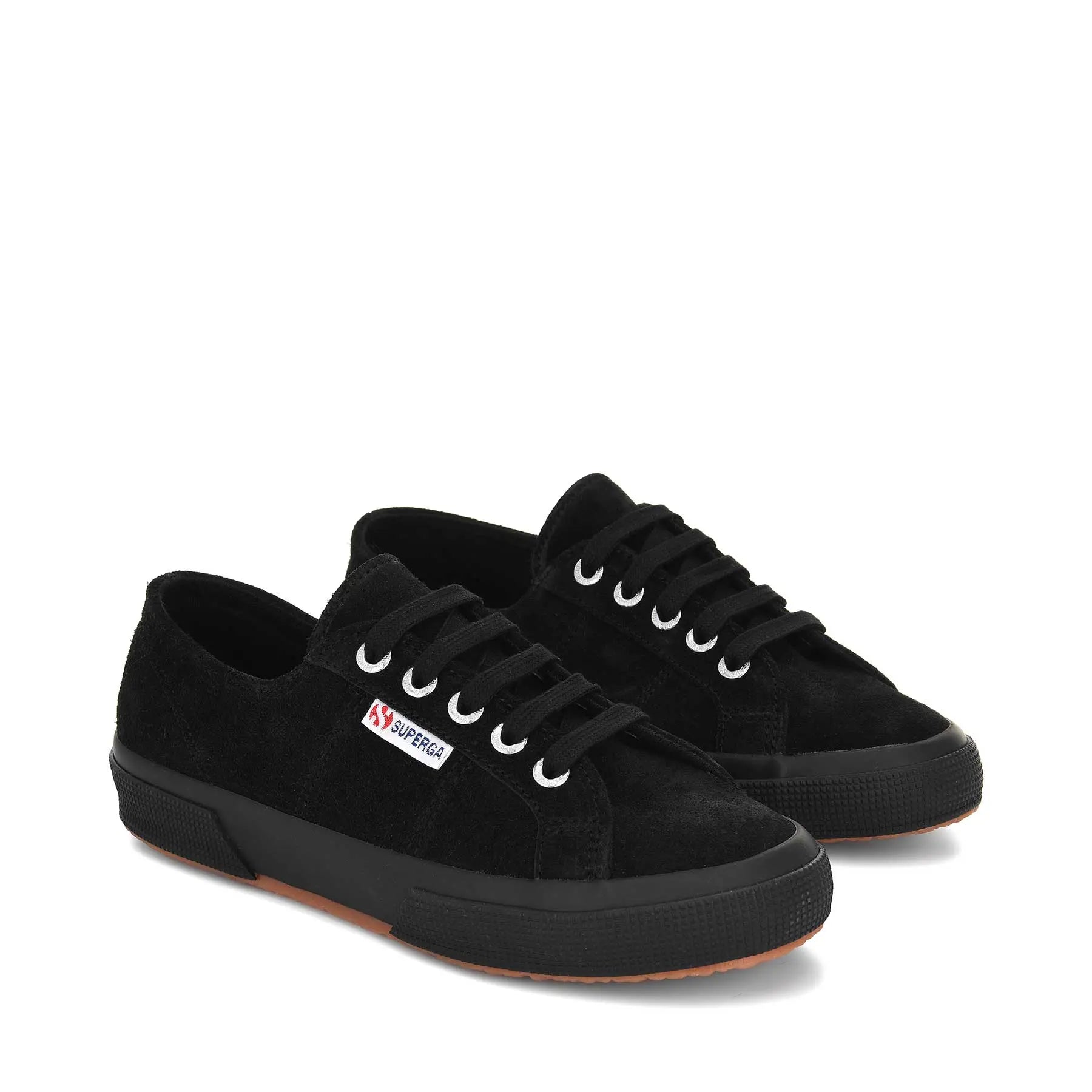 SUPERGA | КРОСІВКИ УНІСЕКС | 2750 ЗАМША ЧОРНА | ЧОРНИЙ