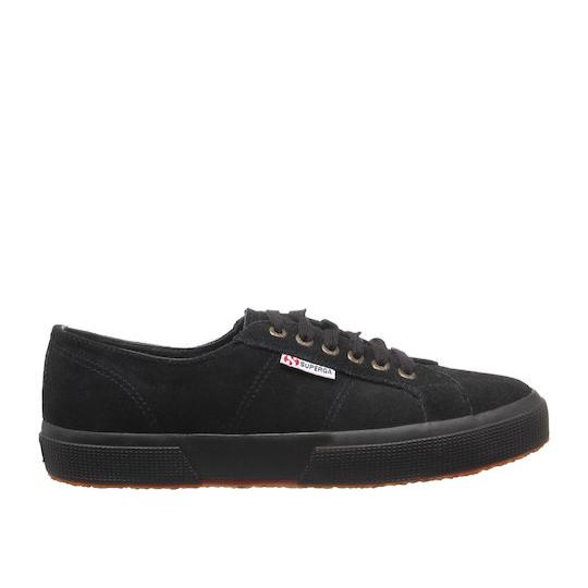 SUPERGA | КРОСІВКИ УНІСЕКС | 2750 ЗАМША ЧОРНА | ЧОРНИЙ