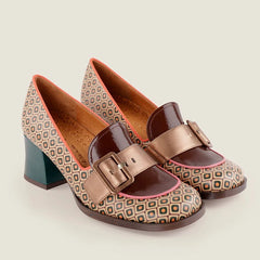 CHIE MIHARA | CHAUSSURES HABILLÉES FEMME | TEISIN BISCUIT MARRON | BEIGE