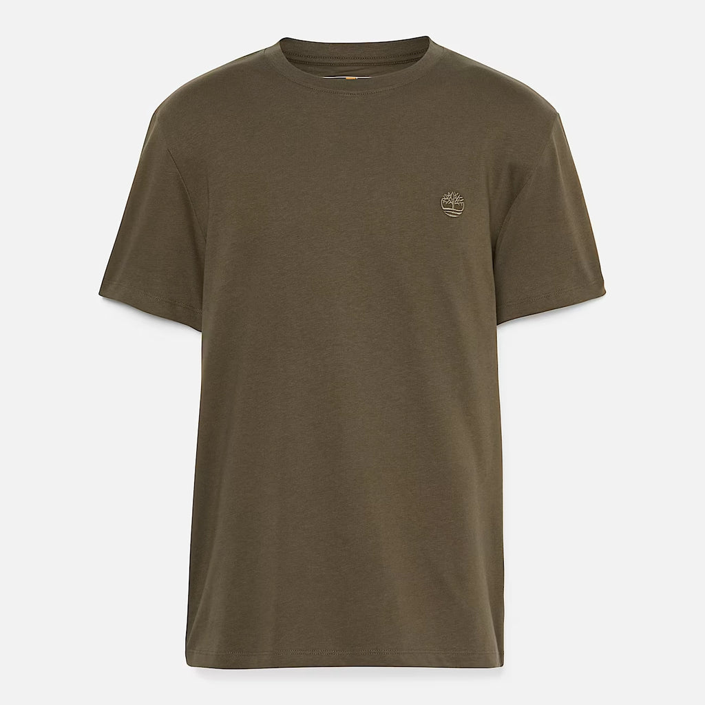 TIMBERLAND | CAMISETA | HOMBRE | DUNSTAN RIVER SHORT SLEEVE CAMISETA VERDE OSCURO | CAQUI