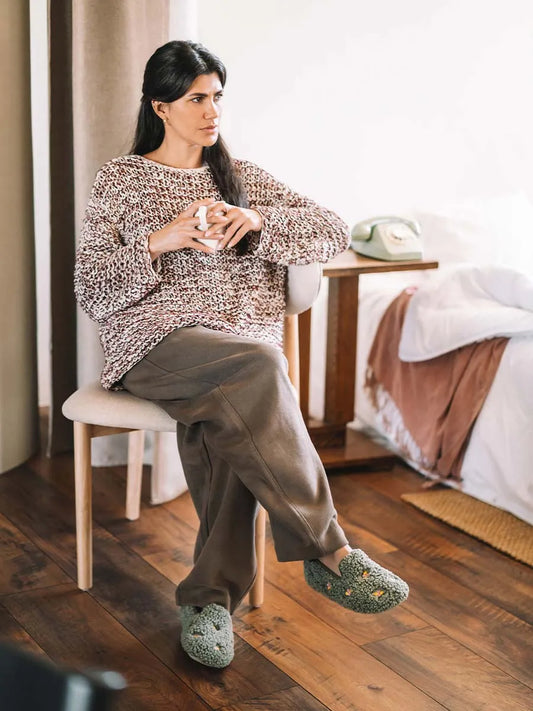 TONI PONS | ZAPATILLAS HOGAR | MUJER | MAILY-BB MENTA | VERDE