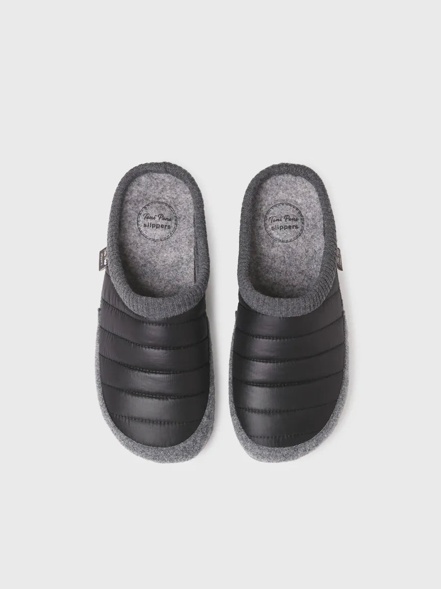 TONI PONS | HOUSE SLIPPERS | MEN'S | NIX-TK BLACK | BLACK