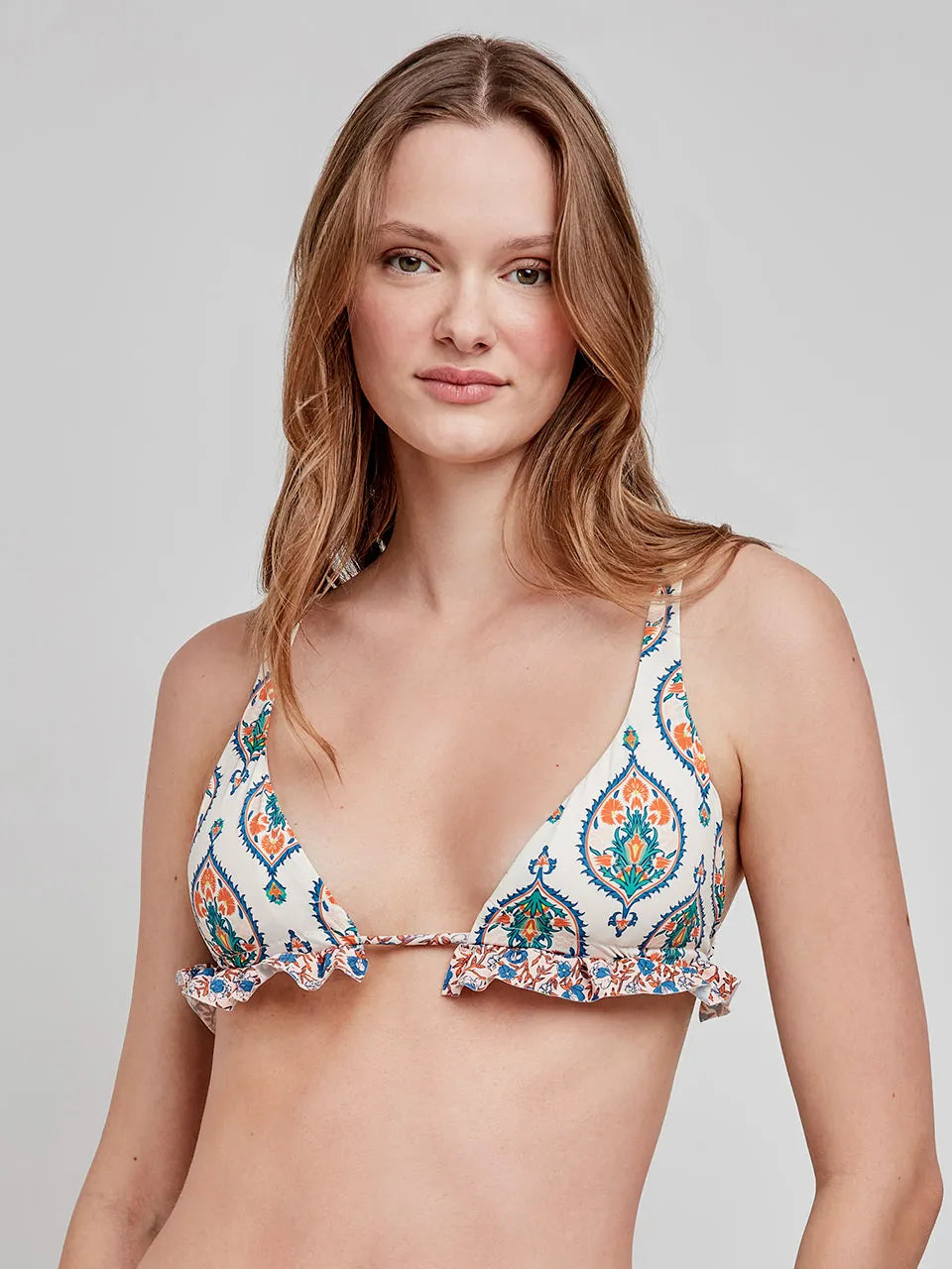 GISELA | BAÑADORES | MUJER | SUJETADOR TRIANGULAR ESTAMPADO | MULTICOLOR