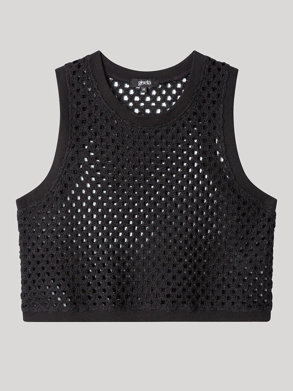 GISELA | CAMISETAS | MUJER | TOP NEGRO | NEGRO