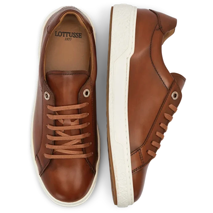 LOTTUSSE | MEN'S DRESS SNEAKERS | TORINO | BROWN