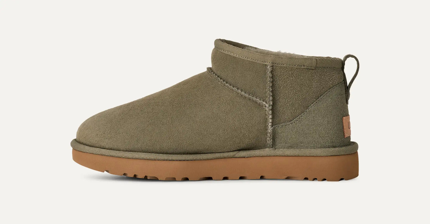 UGG | BOTINES MUJER | CLASSIC ULTRA MINI MOSS GREEN / AMPHORA  | VERDE | MMP
