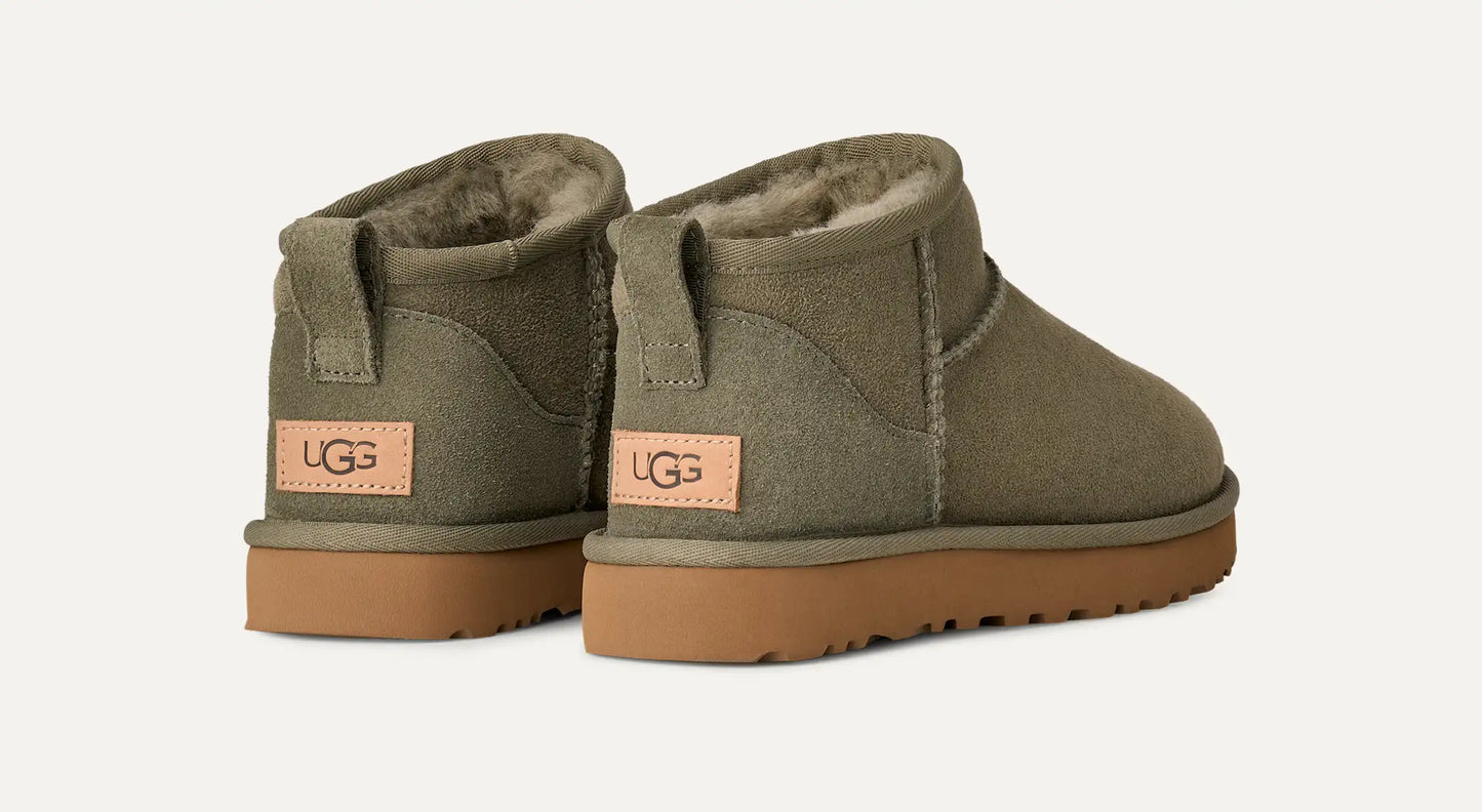 UGG | BOTINES MUJER | CLASSIC ULTRA MINI MOSS GREEN / AMPHORA  | VERDE | MMP