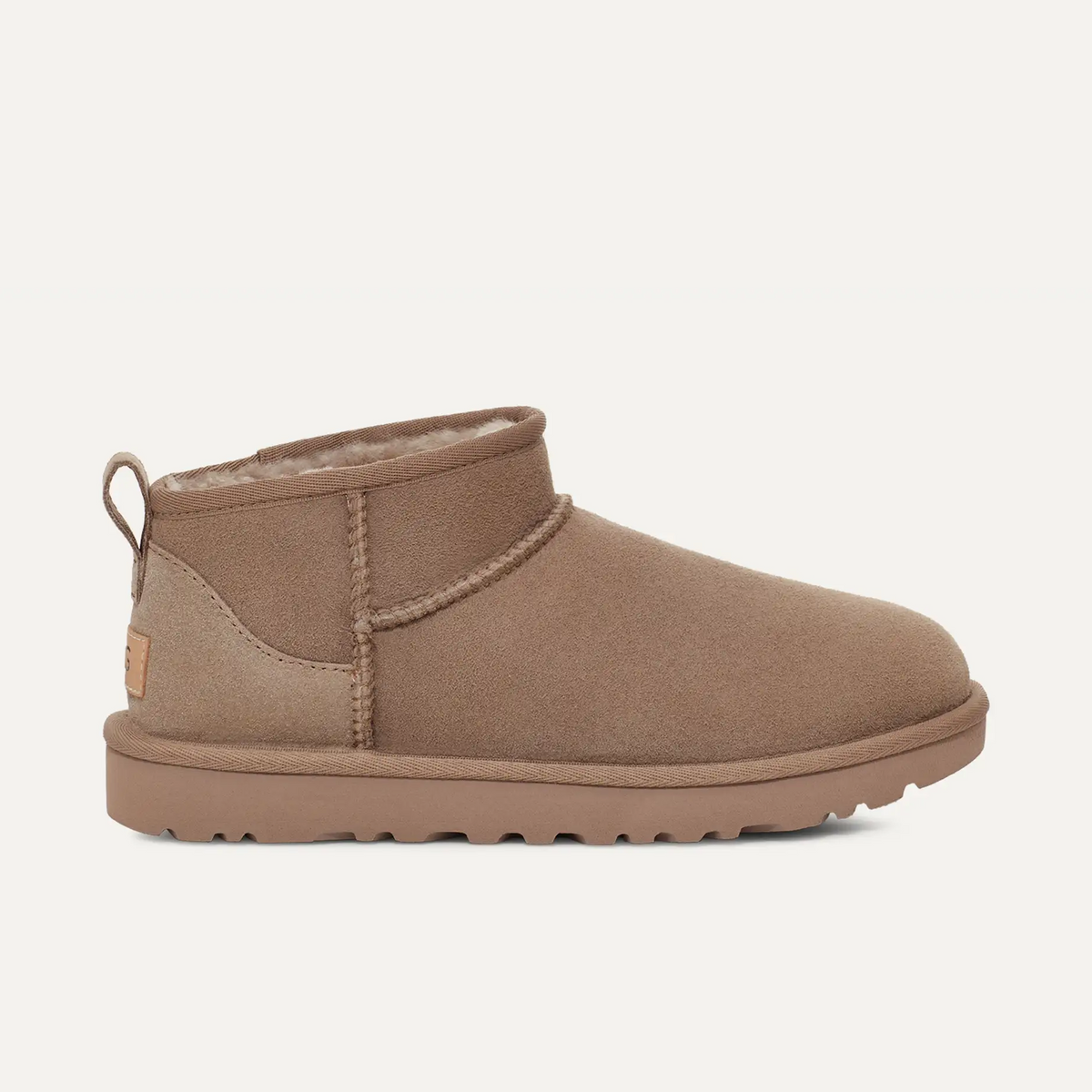 UGG W Classic Ultra MINI Caribou: бежевий чоботи для жінок