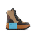 UNITED NUDE ROKO Trooper Coffee MIX: brun ankelboots för dam