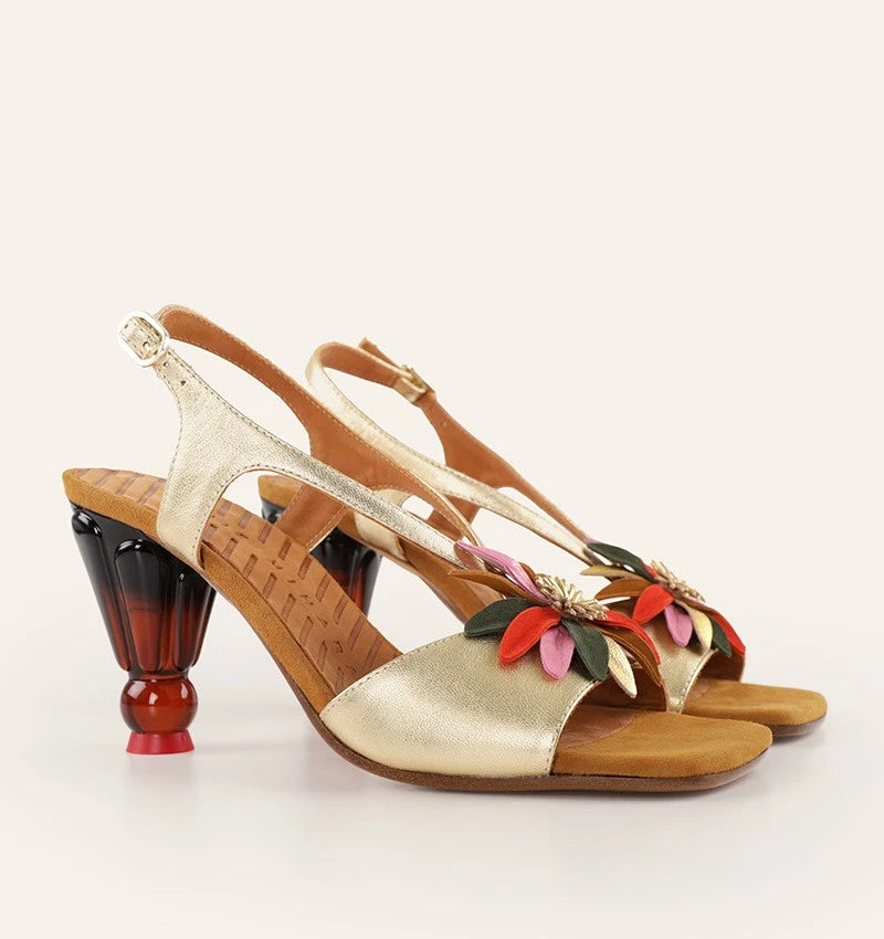 CHIE MIHARA | SANDALIAS | MUJER | UYANE CHAMPAN | DORADO