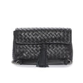 PONS QUINTANA | BOLSOS | MUJER | BOLSO TRENZADO BASICO NEGRO