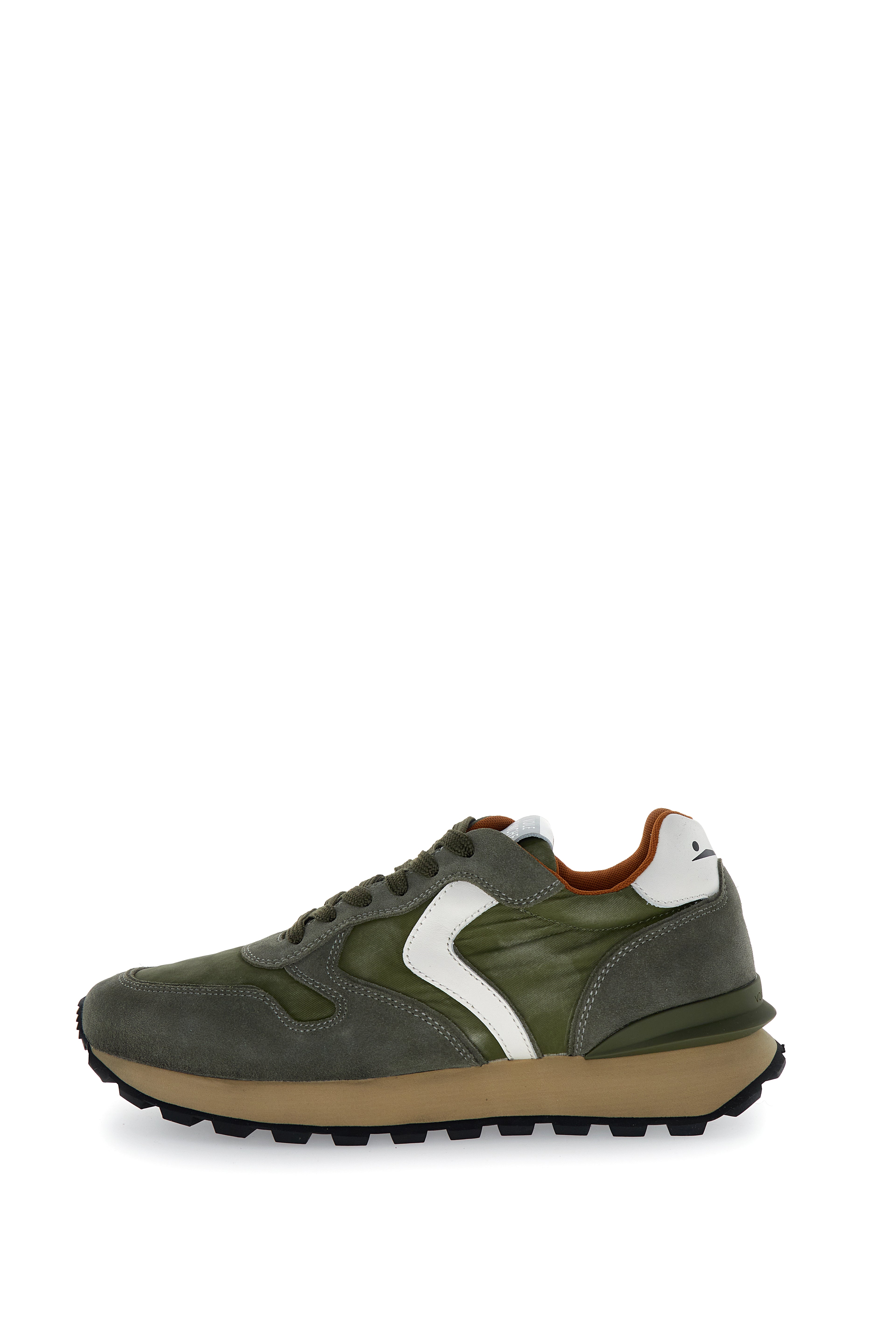 VOILE BLANCHE | SNEAKERS | HOMBRE | PARIS RACE MAN W. ARMY GREEN | CAQUI